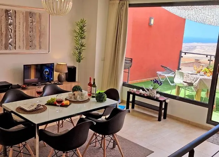 Vakantiehuis Casa Caleta - Caleta Fuste - Meerblick - Pool - Glasfaserinternet