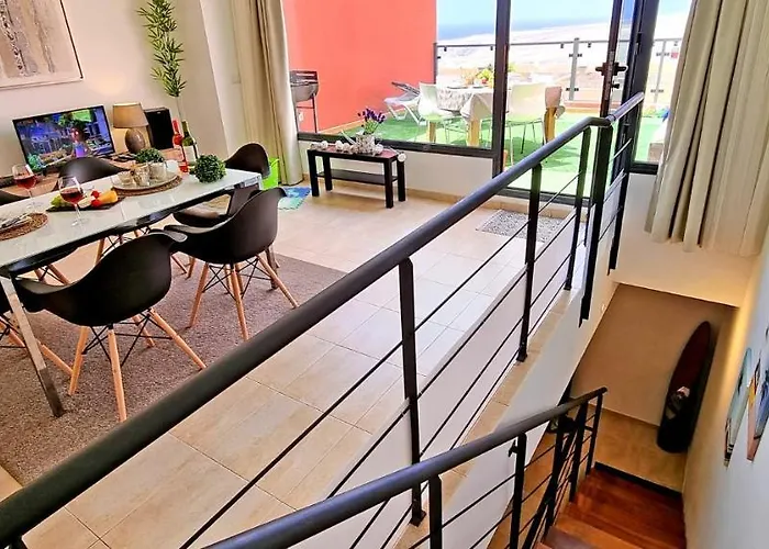 Vakantiehuis Casa Caleta - Caleta Fuste - Meerblick - Pool - Glasfaserinternet