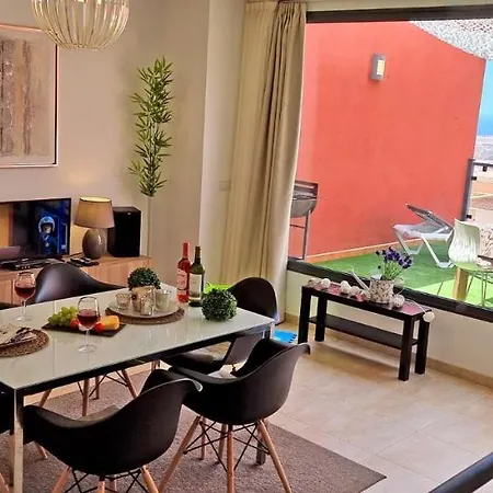 펜션 Casa Caleta - Caleta Fuste - Meerblick - Pool - Glasfaserinternet